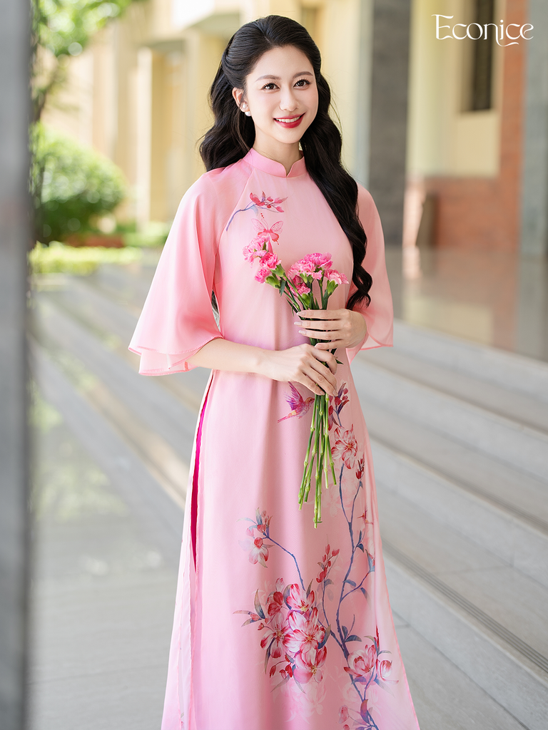 Set áo dài cách tân nữ Econice Lan Thy
