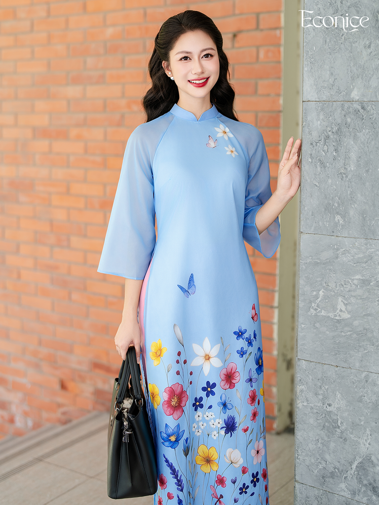 Set áo dài cách tân nữ Econice Liễu Thanh