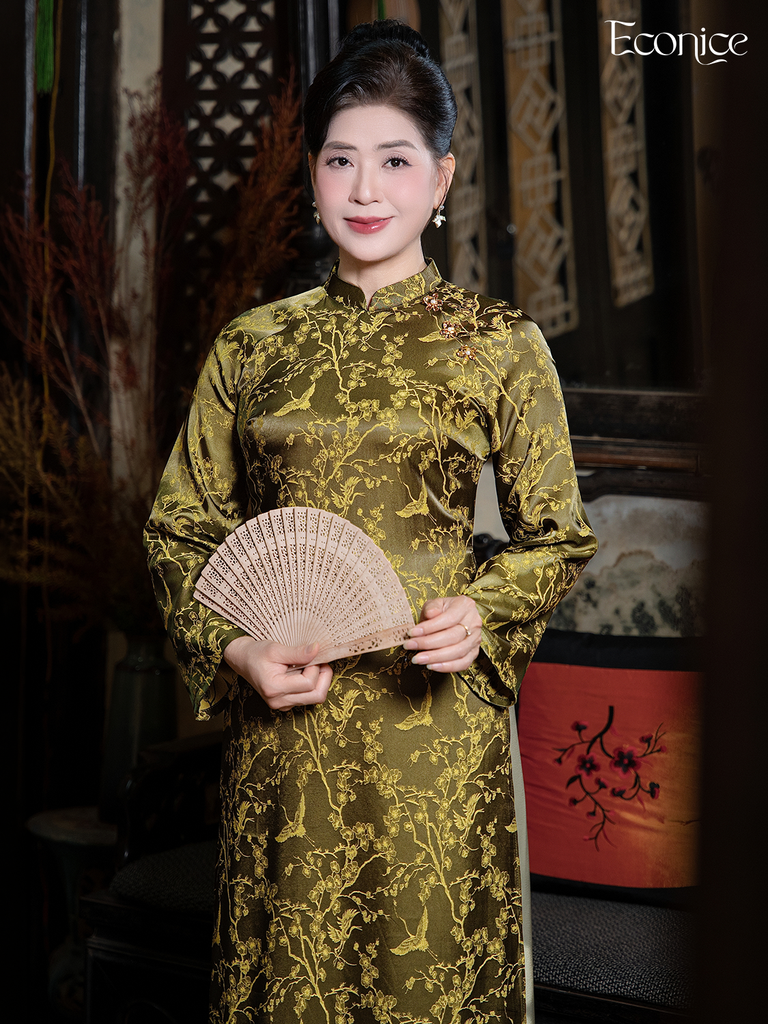 Set áo dài cách tân nữ Econice Kim Trân