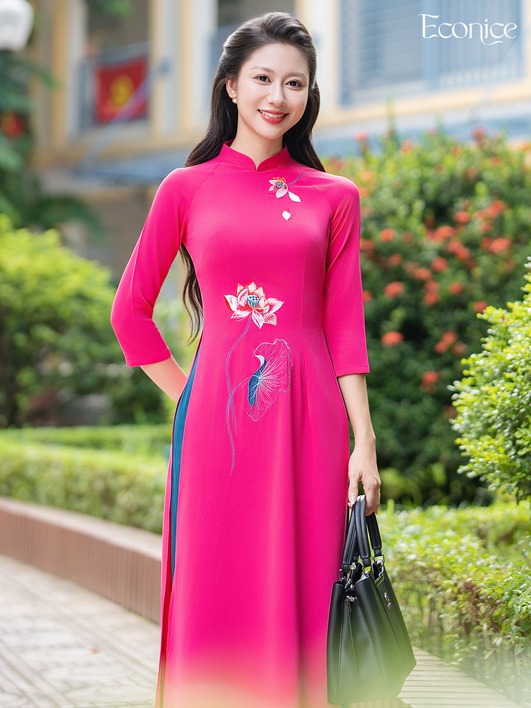 Set áo dài nữ truyền thống Nguyệt Giang