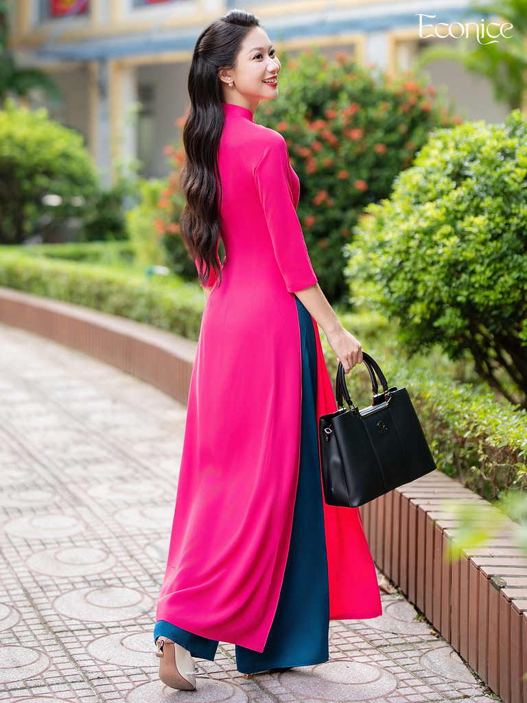 Set áo dài nữ truyền thống Nguyệt Giang