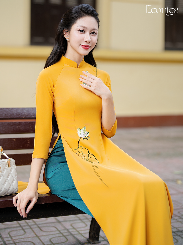 Set áo dài nữ truyền thống Thanh Thư