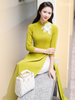 Set áo dài nữ truyền thống đính kết Liễu Như