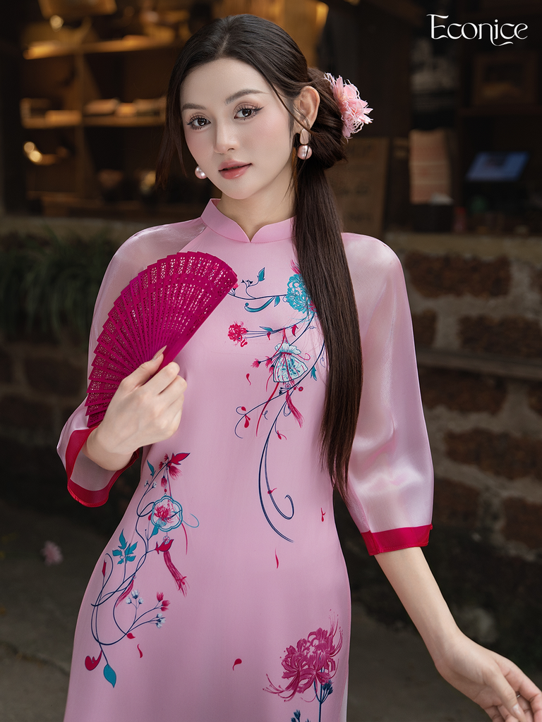 Set áo dài cách tân nữ Econice Minh Lan (new)