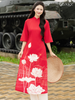 Set áo dài cách tân nữ HOA Giao Châu