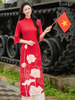 Set áo dài cách tân nữ HOA Giao Châu