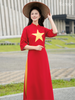 Set áo dài cách tân nữ HOA Vạn Xuân