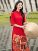 Set áo dài cách tân nữ HOA Tam Kỳ