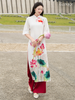 Set áo dài cách tân nữ HOA Xuân Hương