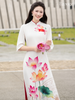 Set áo dài cách tân nữ HOA Xuân Hương