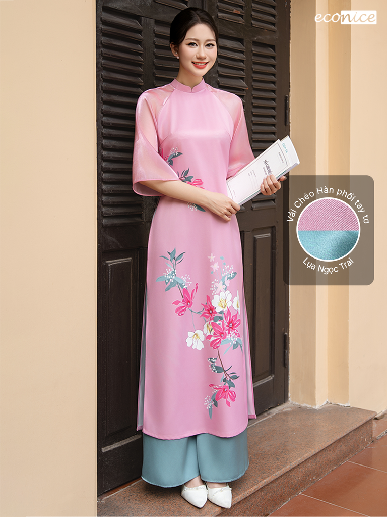 Set áo dài cách tân nữ Econice Yến Ngọc
