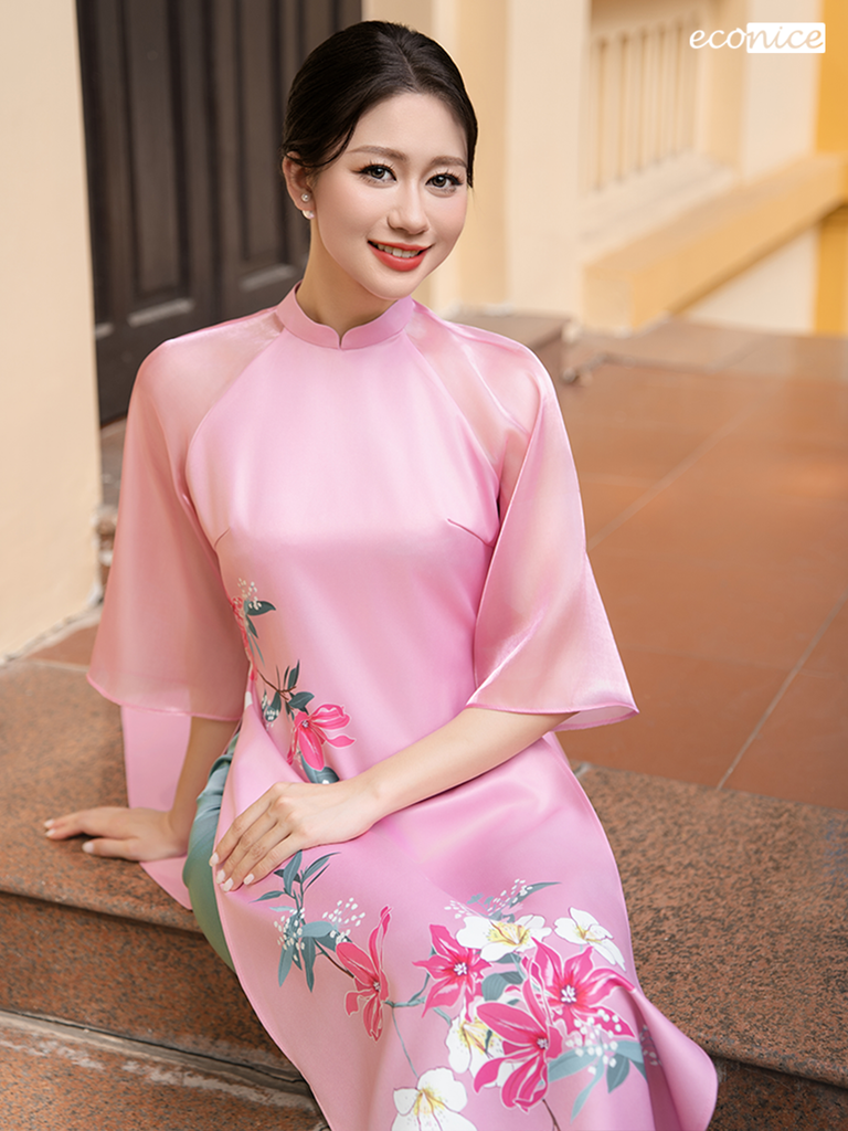 Set áo dài cách tân nữ Econice Yến Ngọc