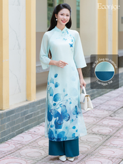 Set áo dài cách tân nữ Econice Bạch Dương