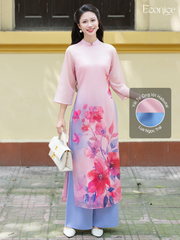 Set áo dài cách tân nữ Econice Vân Sương