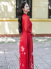 Set áo dài cách tân nữ Econice Hiên Hoa