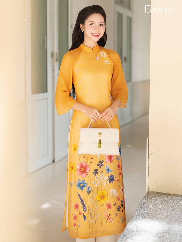 Set áo dài cách tân nữ Econice Tường Ân