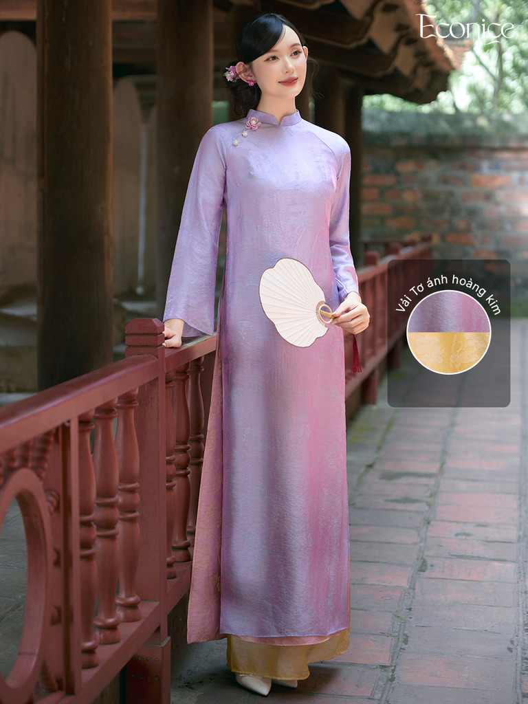 Set áo dài cách tân nữ Econice Vân Dao