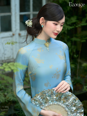 Set áo dài cách tân nữ Econice Dương Khuê
