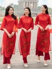 Set áo dài cách tân nữ HOA Liên Đăng 2