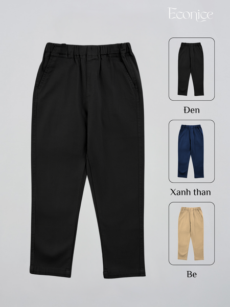 Quần kaki dài cho bé trai Econcie