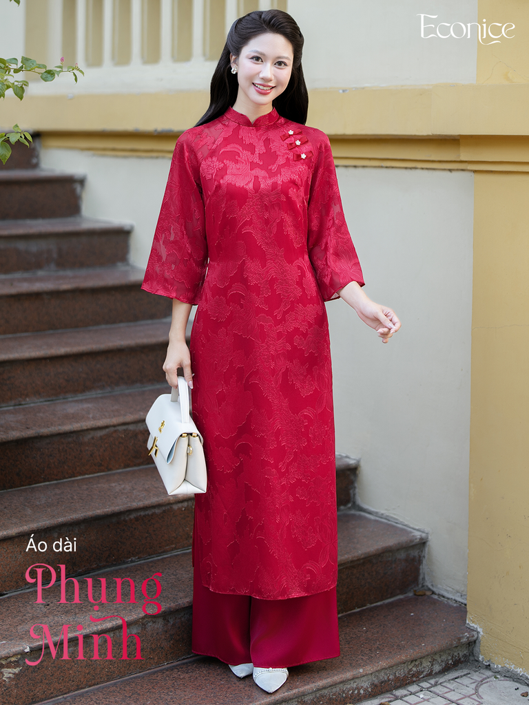 Set áo dài cách tân nữ Econice Phụng Minh