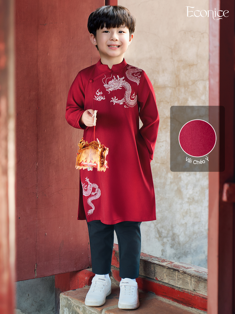 Áo dài cách tân bé trai Econice Minh Vương