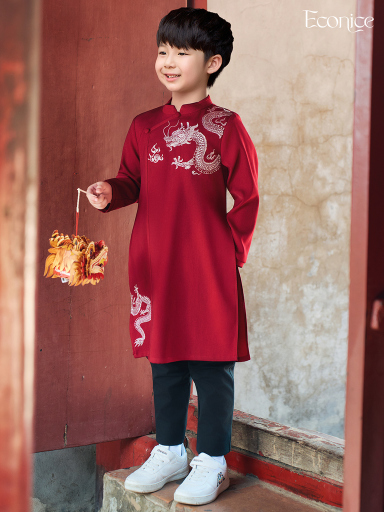 Áo dài cách tân bé trai Econice Minh Vương