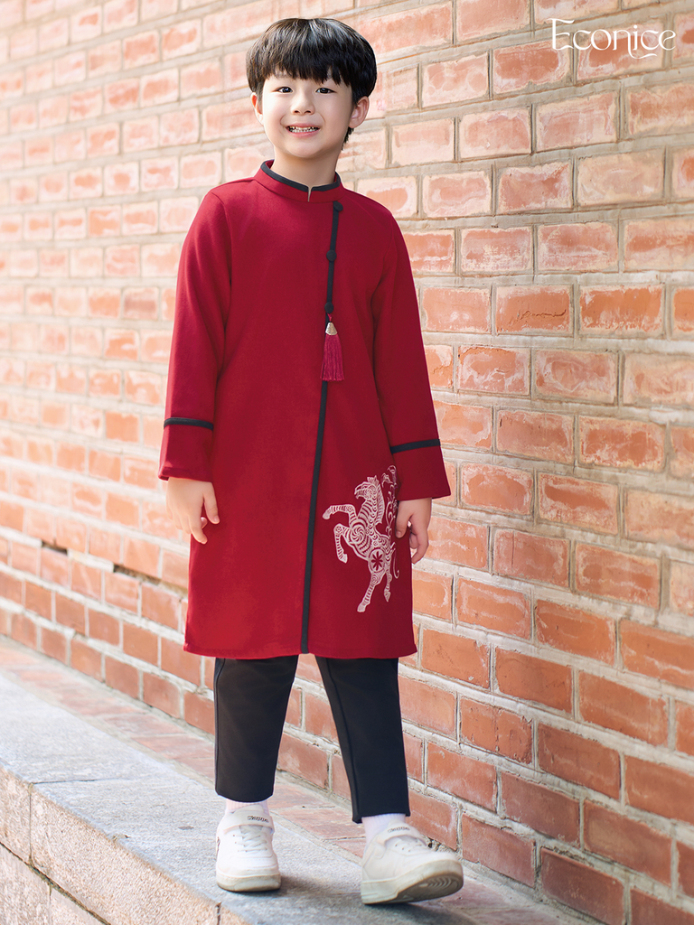 Áo dài cách tân bé trai Econice Khang Duy
