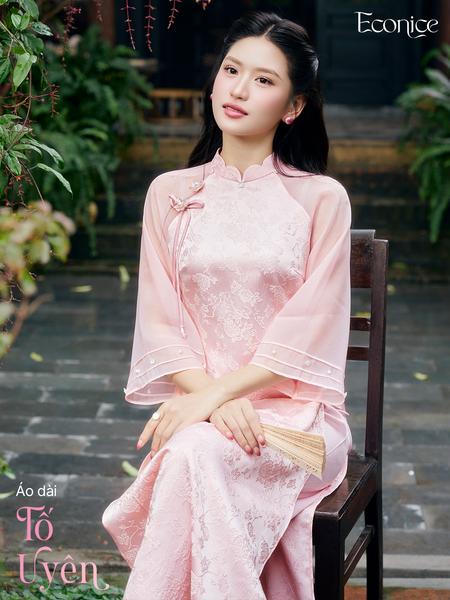 Set áo dài cách tân nữ Econice Tố Uyên