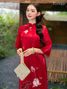 Set áo dài cách tân nữ đính kết Econice Dao Linh