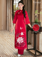 Set áo dài cách tân nữ đính kết Econice Dao Linh