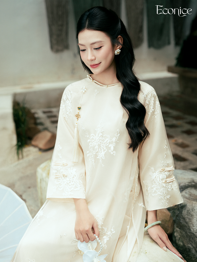 Set áo dài cách tân nữ Econice Thanh Ngọc