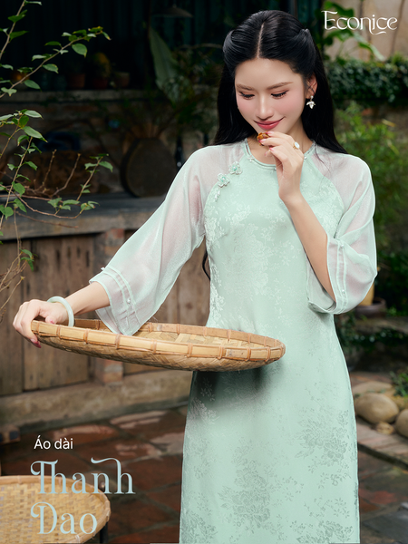 Set áo dài cách tân nữ Econice Thanh Dao