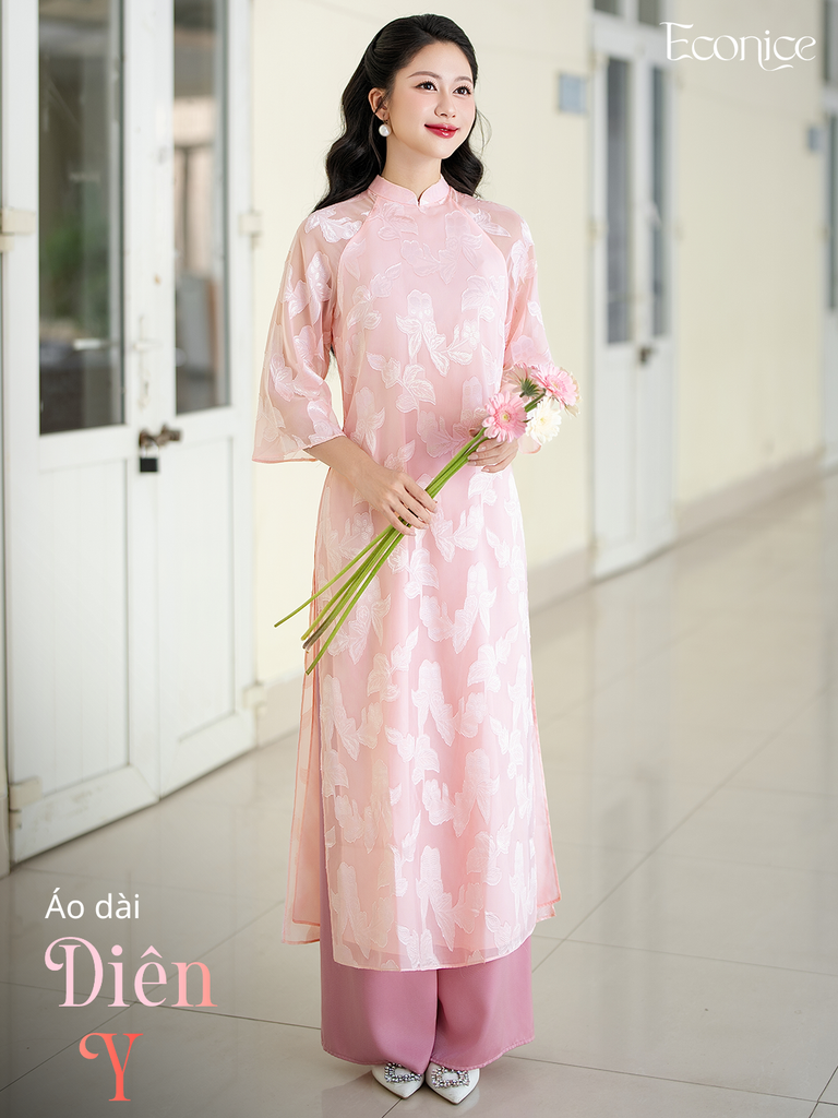 Set áo dài cách tân nữ Econice Diên Y