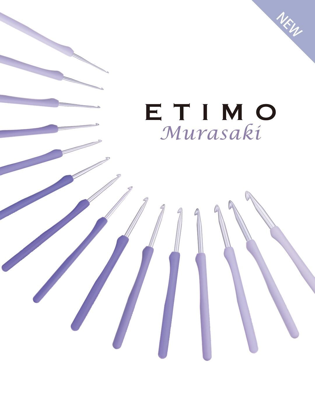  Kim móc len Tulip Etimo Murasaki tím Nhật Bản – Kim móc công thái học cao cấp - Đầu kim trơn mượt 