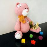  Gấu Pooh 3 màu - Thú len Amigurumi Handmade – Thú Bông Len Dễ Thương Decor / Quà Tặng – Nemo Handmade - Len Móc Thú 