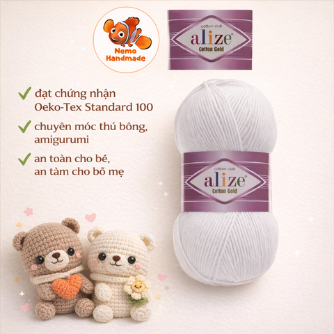 LEN COTTON GOLD - ALIZE THỔ NHĨ KỲ