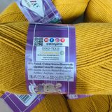  Len Cotton Gold Alize nhập khẩu Thổ Nhĩ Kỳ  - Mềm mại, an toàn, bền màu – Full bảng màu - Móc thú, búp bê, đồ cho bé 