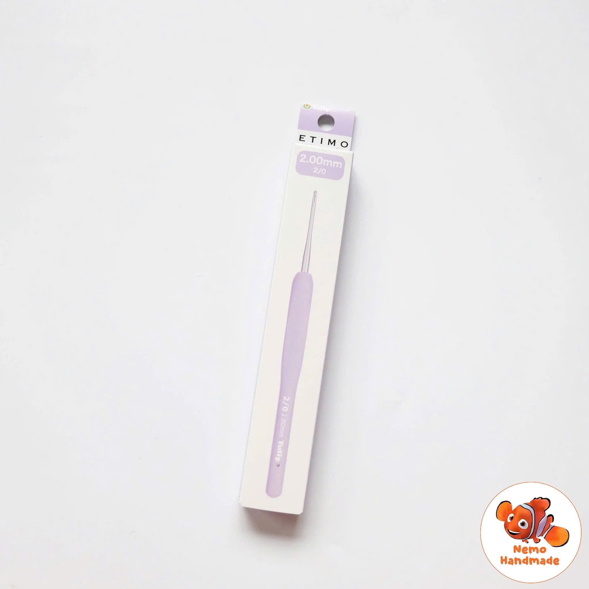  Kim móc len Tulip Etimo Murasaki tím Nhật Bản – Kim móc công thái học cao cấp - Đầu kim trơn mượt 