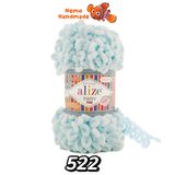  Len Alize Puffy Fine - Sợi len vòng không cần kim | Làm chăn, túi, gối tựa, khăn choàng cho bé,decor 