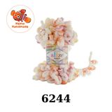  Len ALize Puffy Fine Color - Len Vòng Loang Màu không cần kim | Làm Chăn, Túi, Thú Bông, Home Decor 