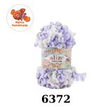  Len ALize Puffy Fine Color - Len Vòng Loang Màu không cần kim | Làm Chăn, Túi, Thú Bông, Home Decor 