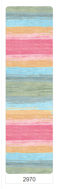  Len Cotton Gold Batik Thổ Nhĩ Kỳ - Mềm mại, an toàn, bền màu – Full bảng màu - Móc búp bê, đồ cho bé 