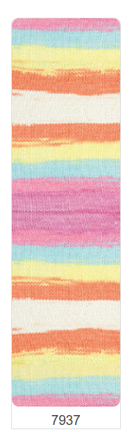  Len Cotton Gold Batik Thổ Nhĩ Kỳ - Mềm mại, an toàn, bền màu – Full bảng màu - Móc búp bê, đồ cho bé 