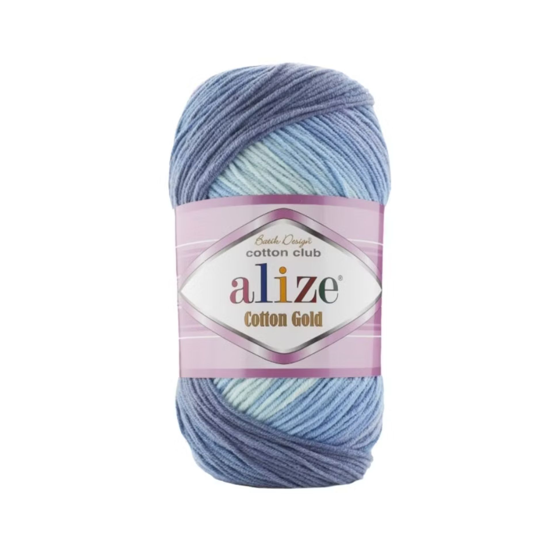  Len Cotton Gold Batik Thổ Nhĩ Kỳ - Mềm mại, an toàn, bền màu – Full bảng màu - Móc búp bê, đồ cho bé 