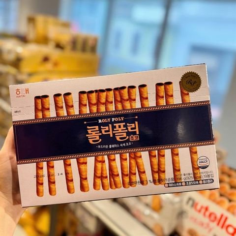 Bánh Quế Haitai Roly Poly Socola 196G