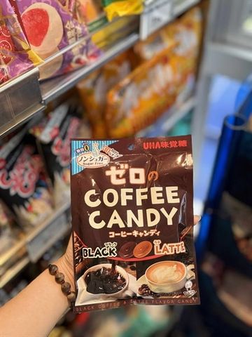 Kẹo Coffe candy UHA Black and Latte