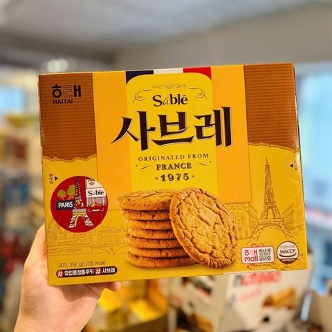 Bánh Quy Haitai Sable Hàn Quốc 252G