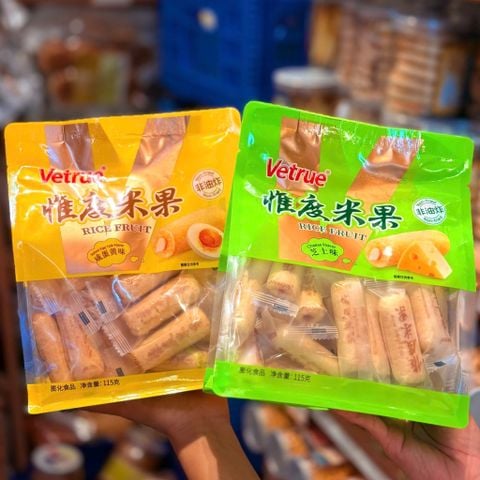 Bánh Gạo Cuộn Rice Fruit Vetrue 115G