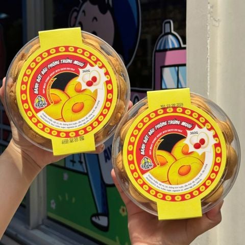 Bánh Bột Đậu Phộng Trứng Muối